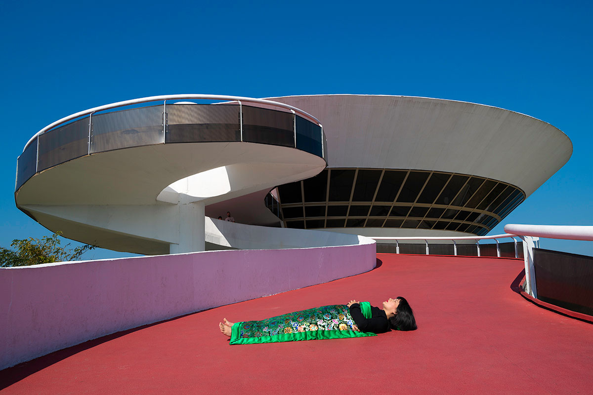 Chun Hua Catherine Dong is at Oscar Niemeyer’s Niteroi Museum of Contemporary Art in Rio de Janeiro