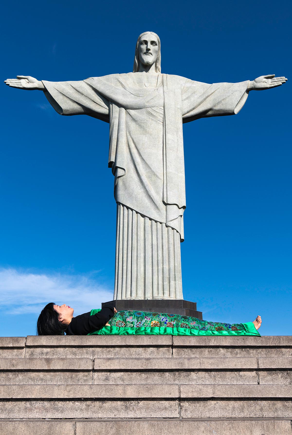 Chun Hua Catherine Dong is at - christ the Redeemer in Rio de Janeiro